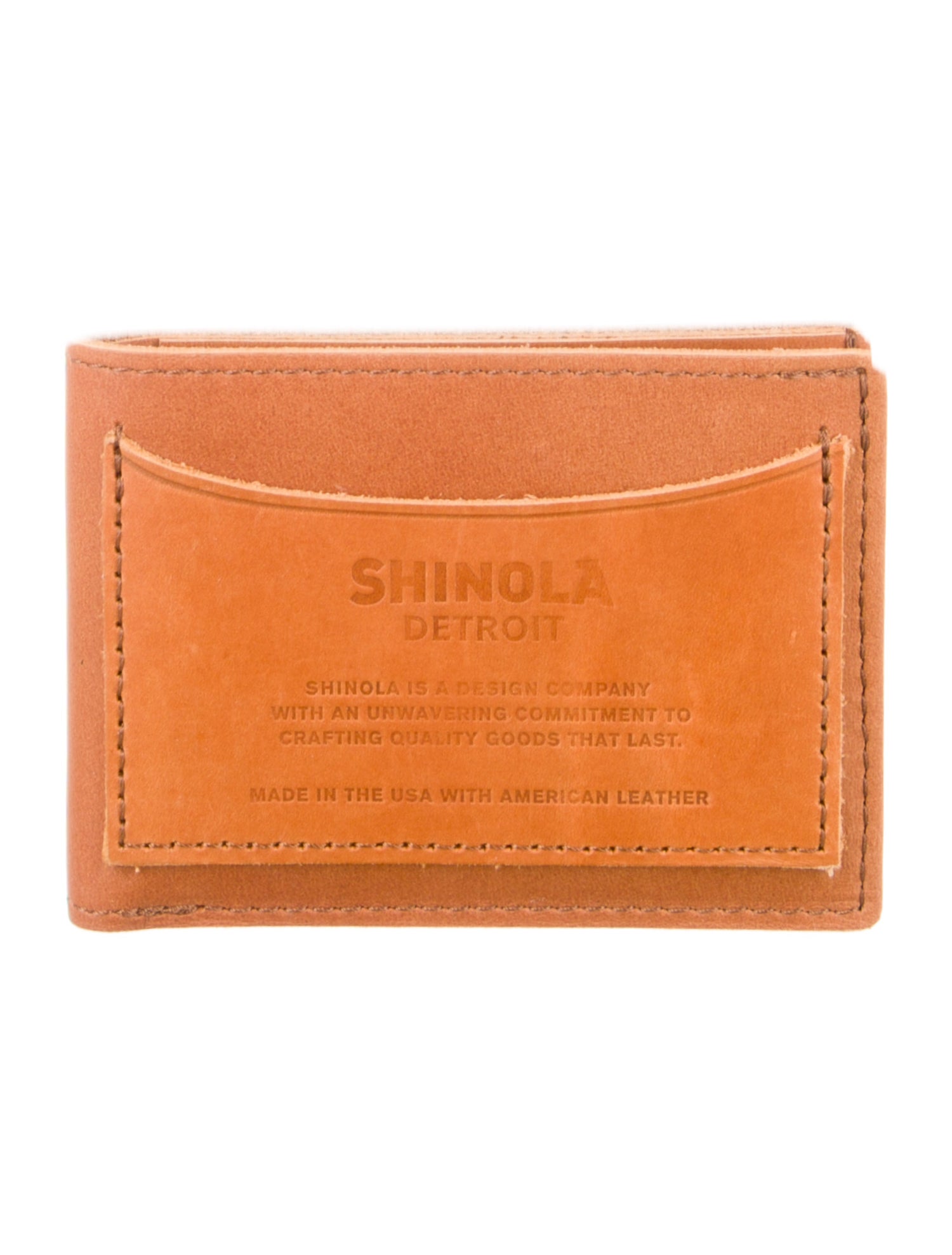 Shinola Leather Bifold Wallet