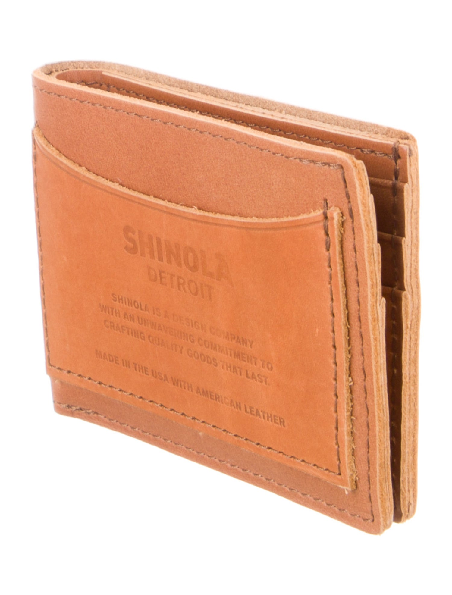 Shinola Leather Bifold Wallet