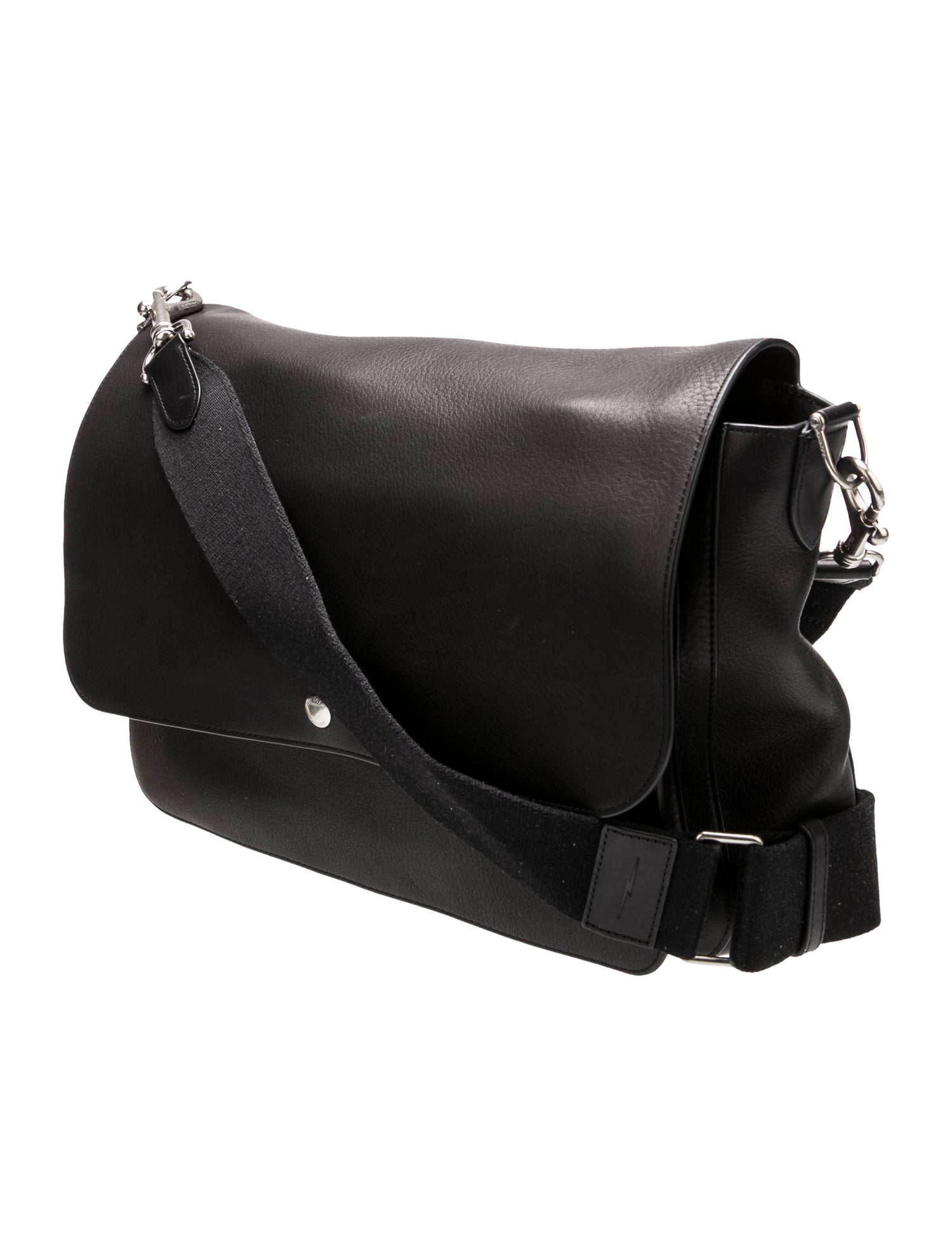 Shinola Leather Messenger Bag