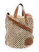 Shinola Raffia Top Handle Bag