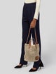Shinola Raffia Top Handle Bag