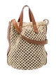 Shinola Raffia Top Handle Bag