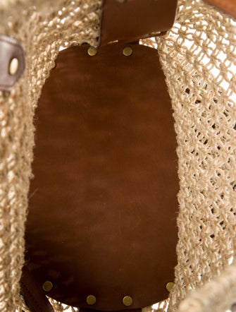 Shinola Raffia Top Handle Bag