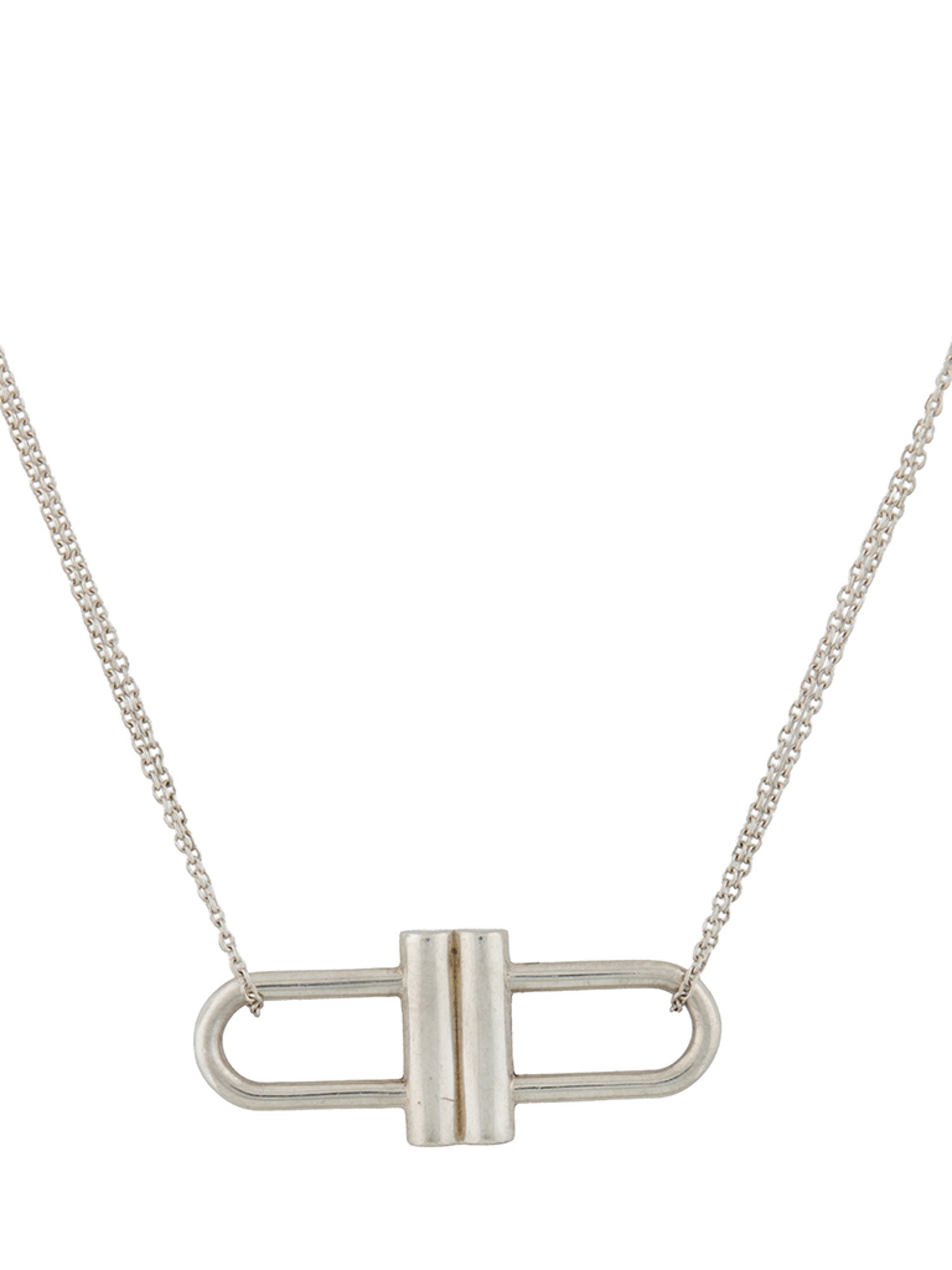 Shinola Double Bike Lock Pendant Necklace