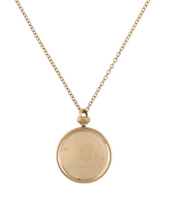 Shinola 14K Runwell Rotating Charm Pendant Necklace
