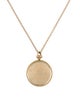 Shinola 14K Runwell Rotating Charm Pendant Necklace