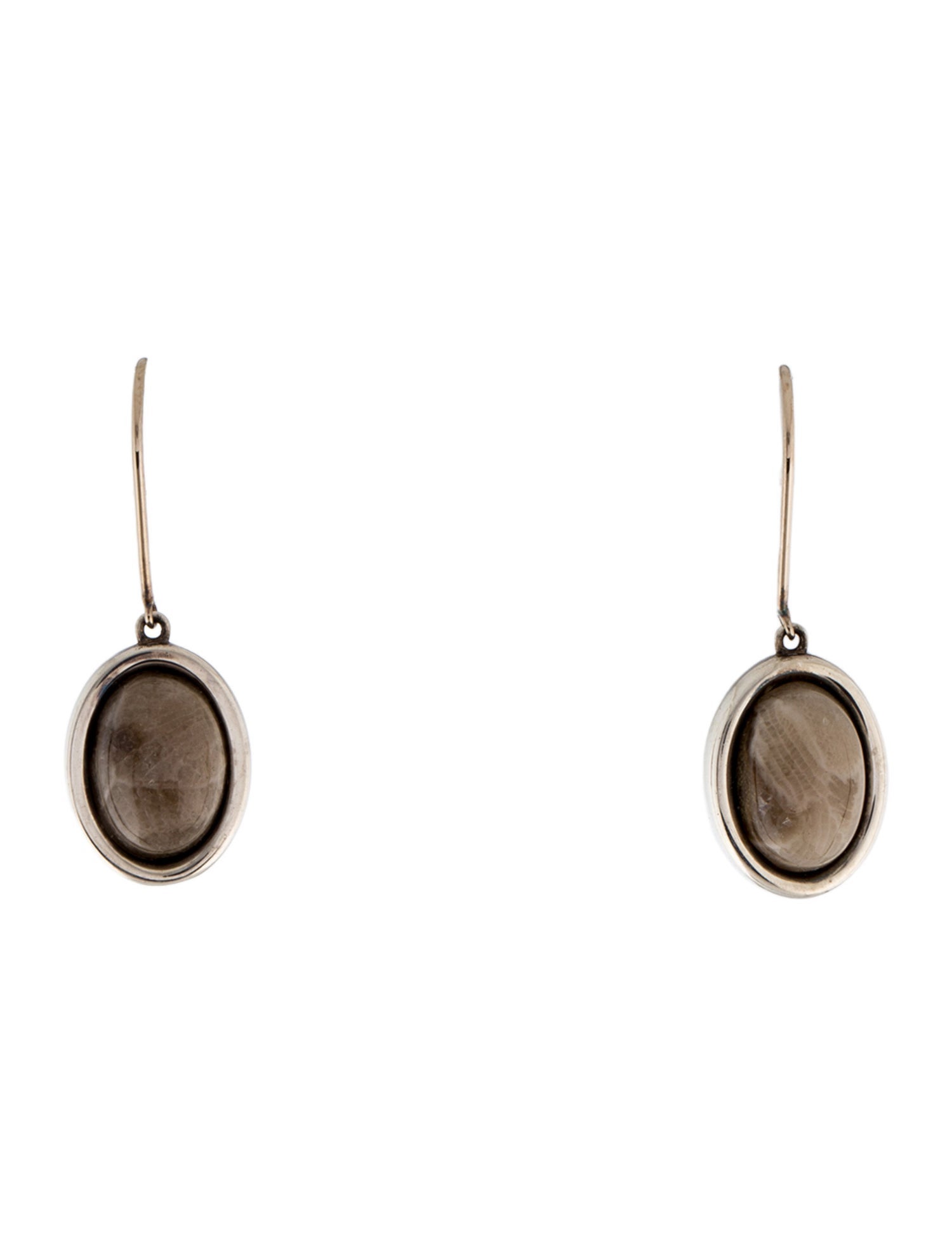 Shinola Petoskey Stone Drop Earrings