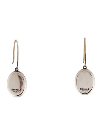 Shinola Petoskey Stone Drop Earrings