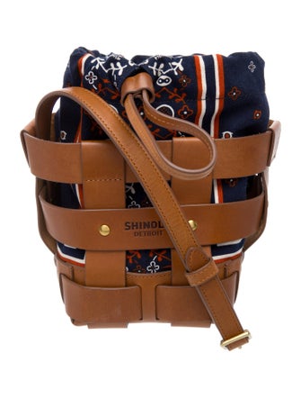 Shinola Leather Bucket Bag