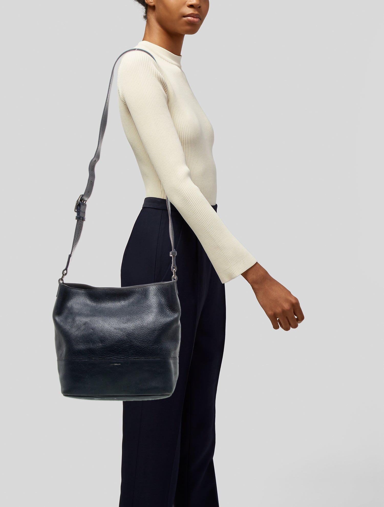 Shinola Leather Messenger Bag