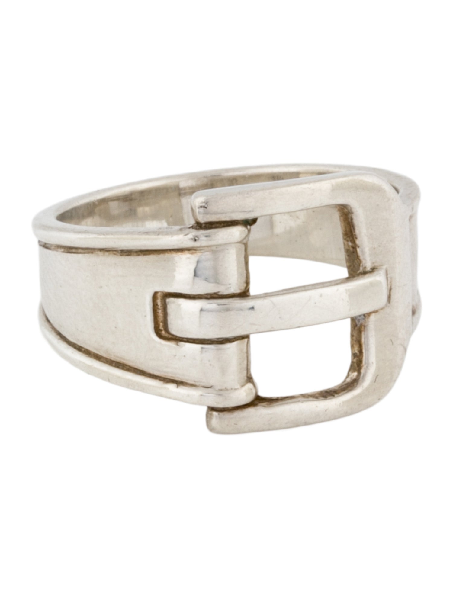 Shinola Wide Buckle Ring