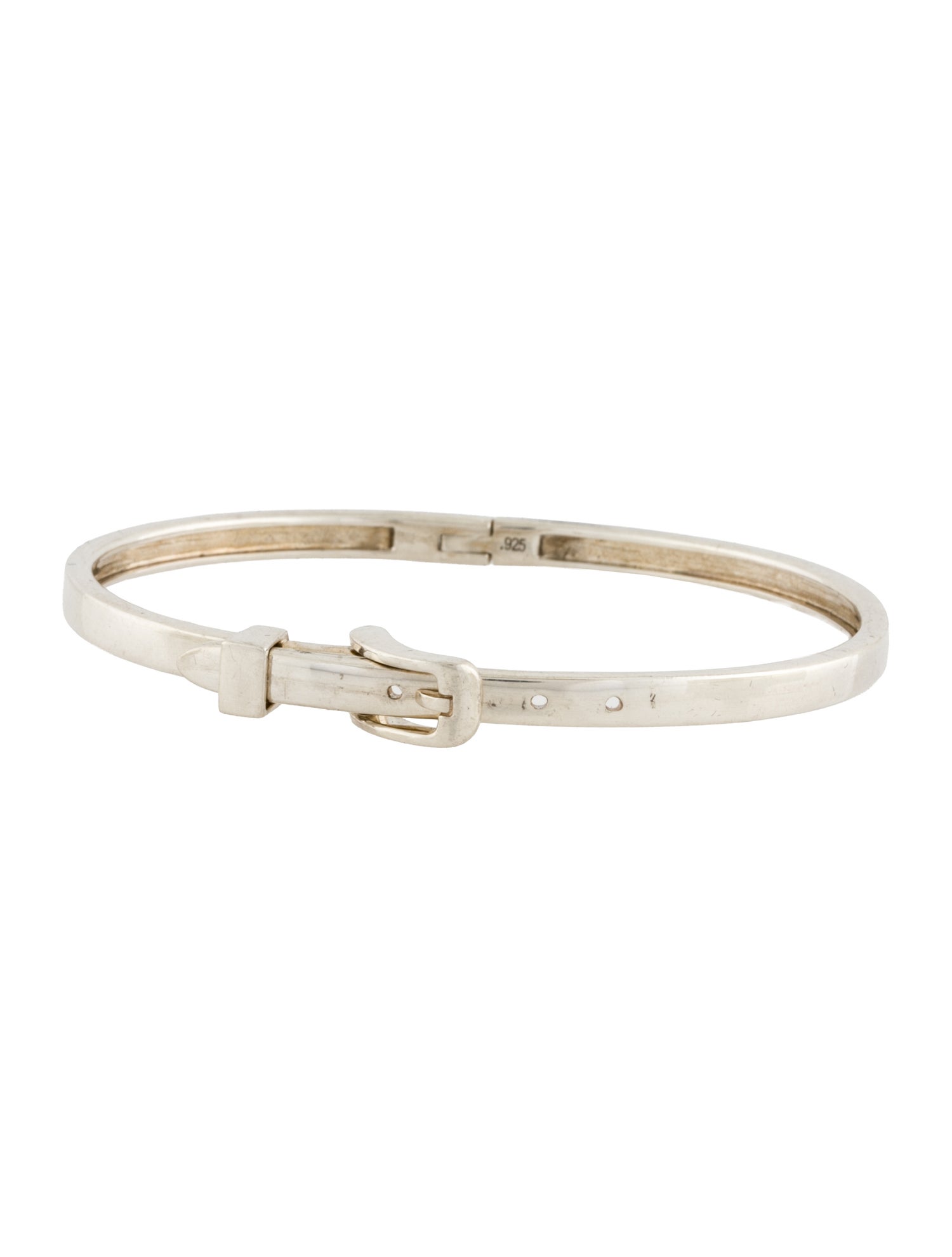 Shinola Thin Buckle Bangle Bracelet