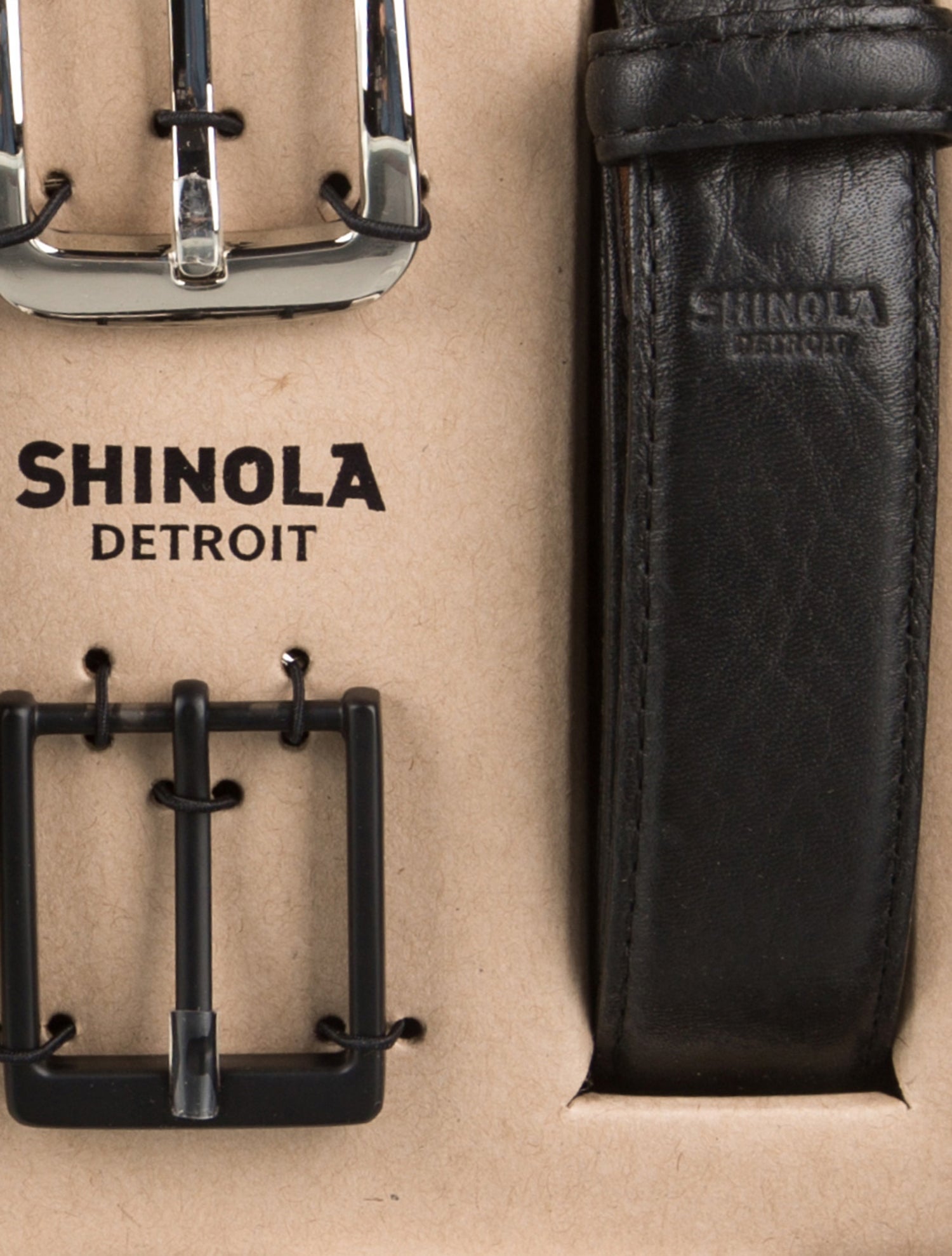 Shinola Leather Waist Belt