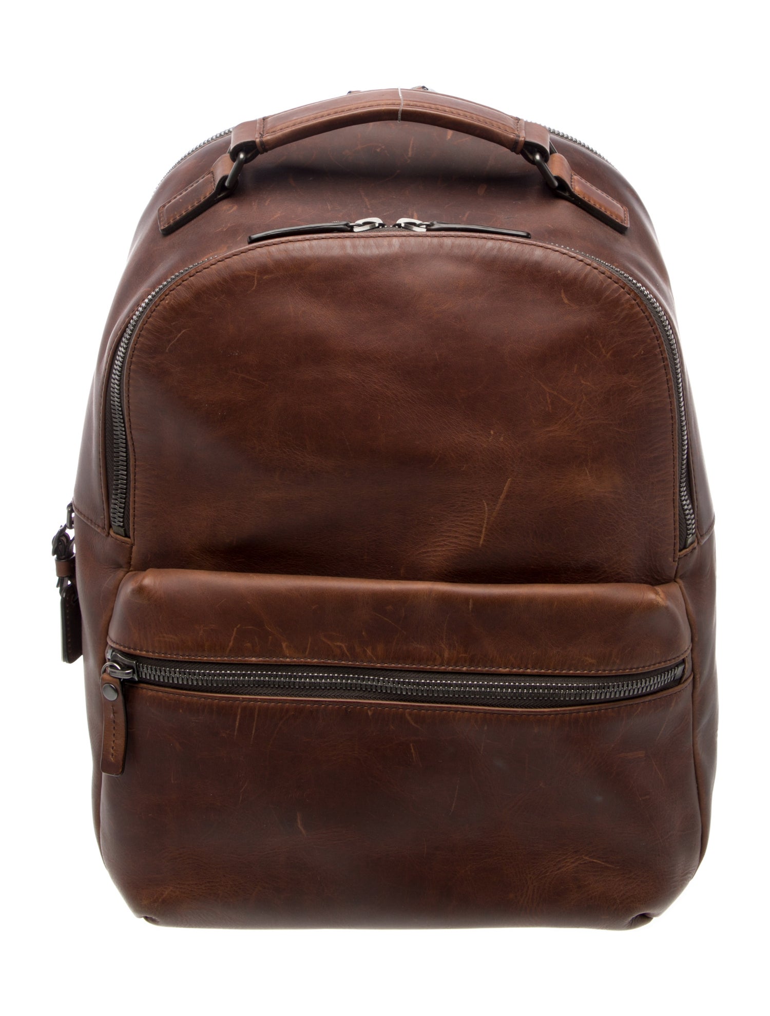 Shinola Leather Backpack