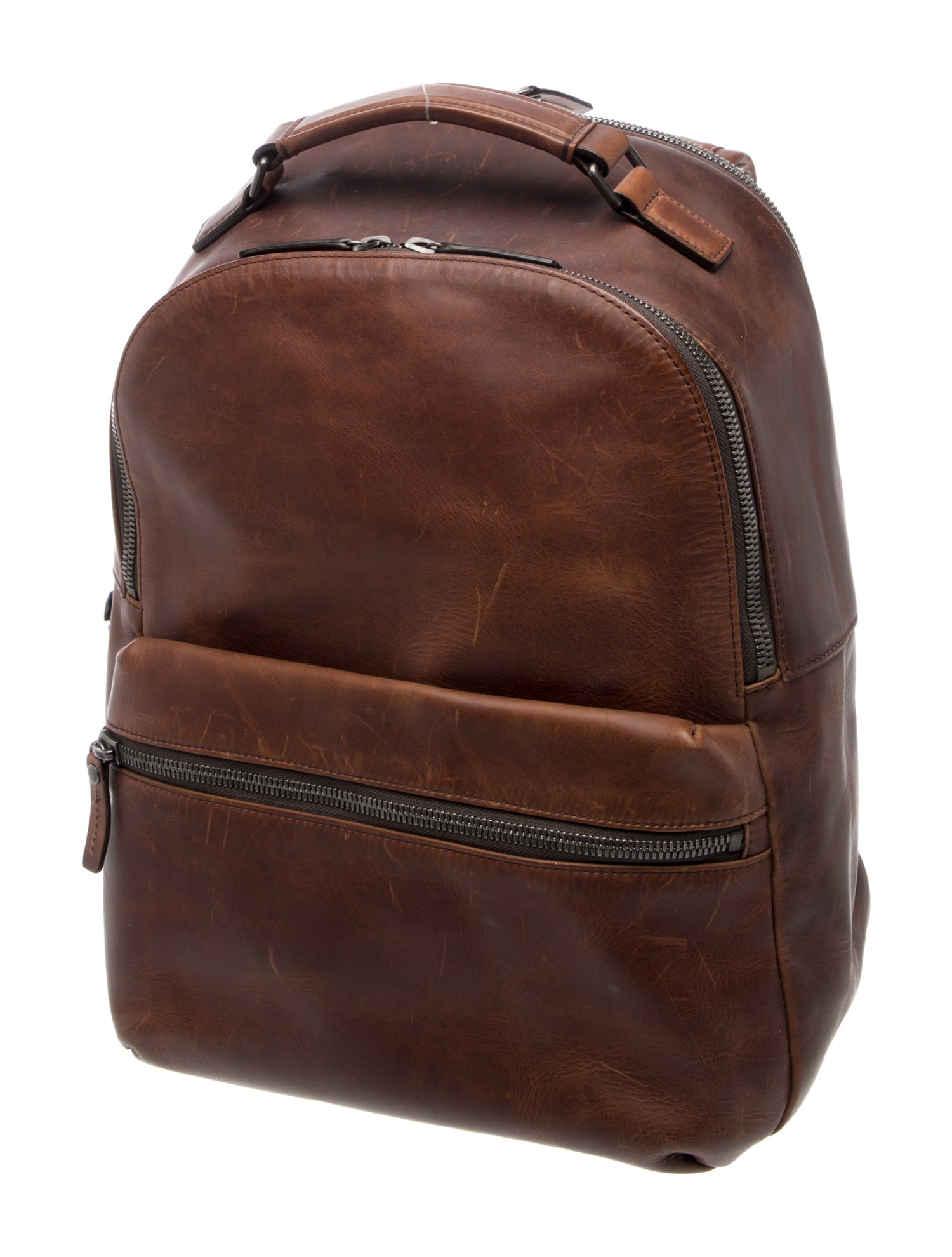 Shinola Leather Backpack