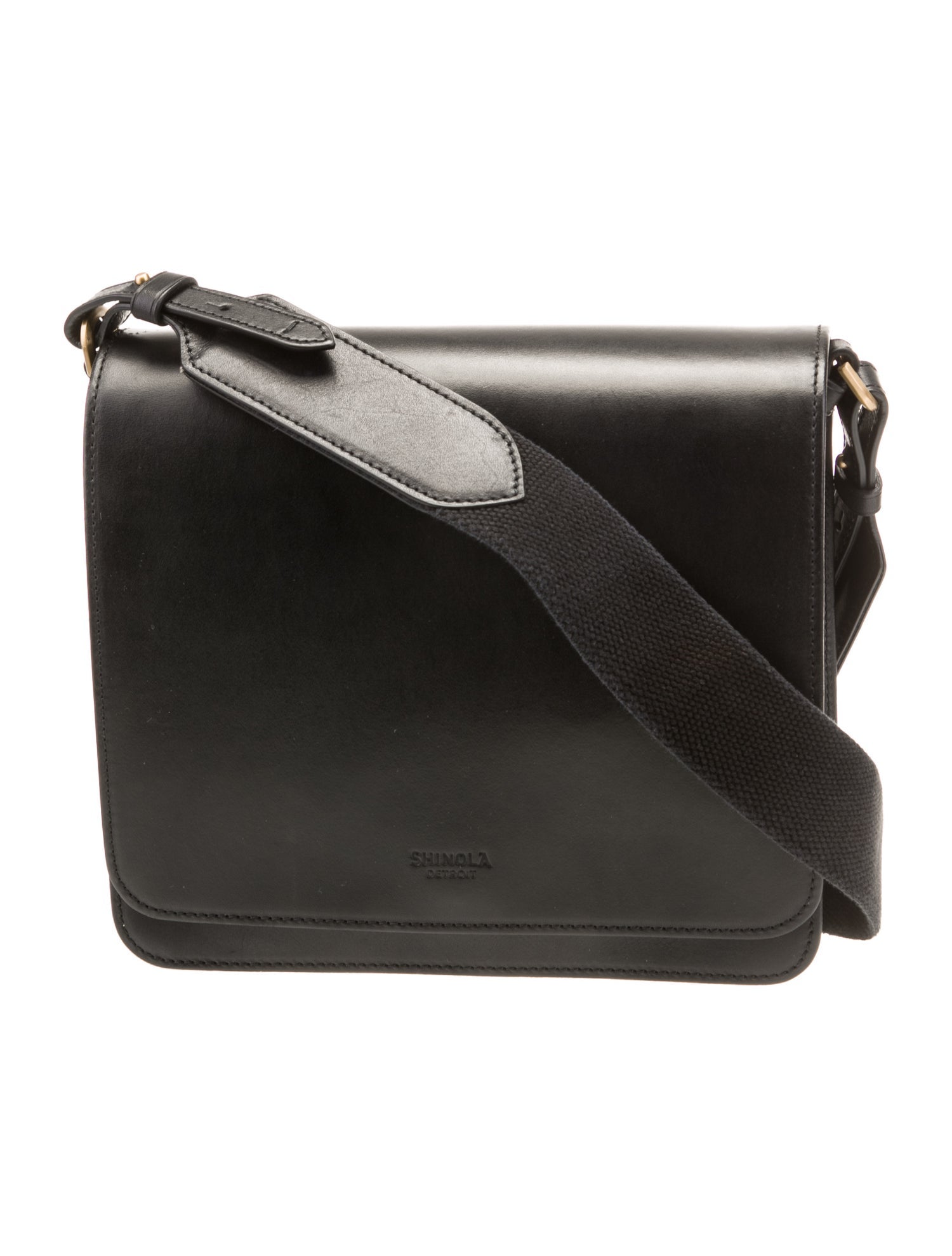 Shinola Leather Crossbody Bag
