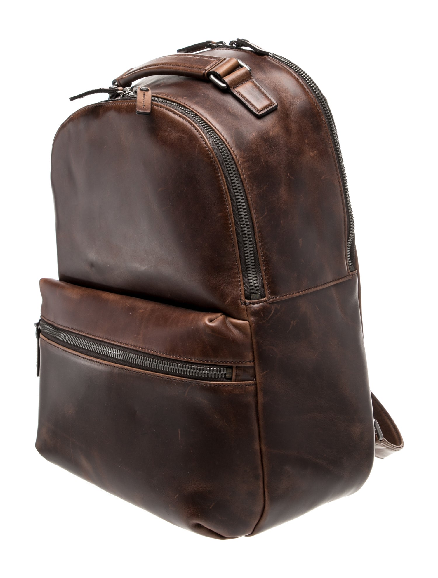 Shinola Leather Backpack