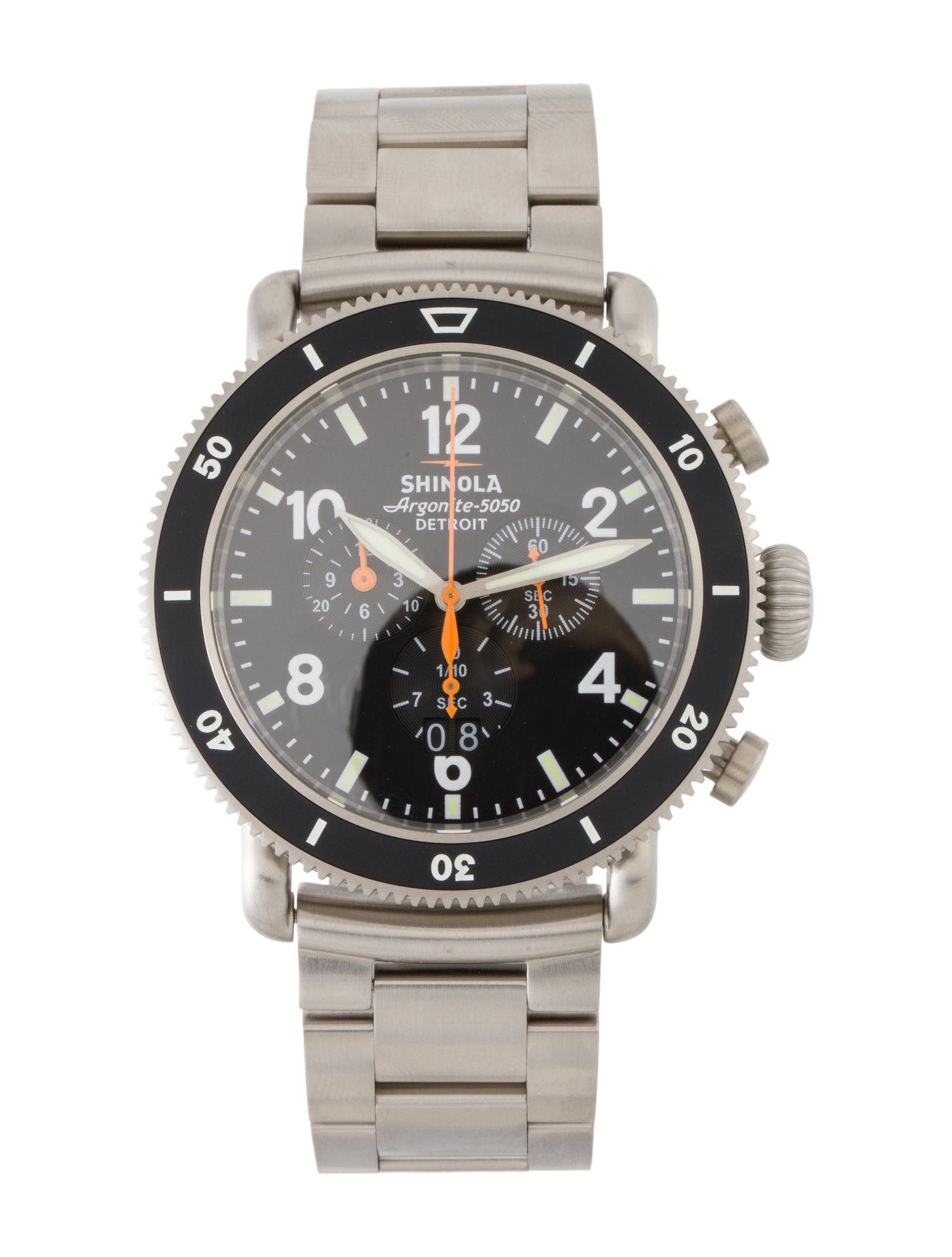 Shinola Runwell Black Blizzard Watch