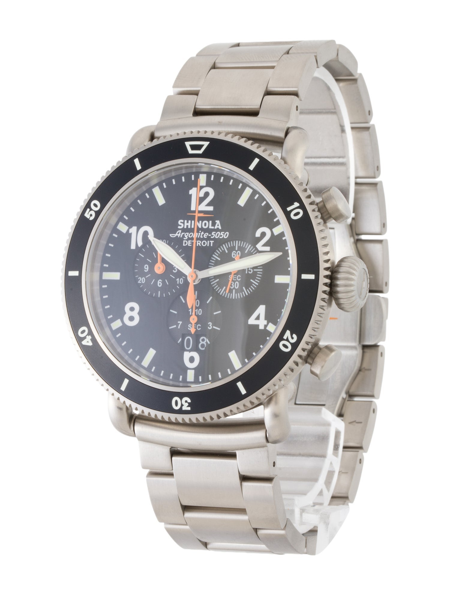 Shinola Runwell Black Blizzard Watch