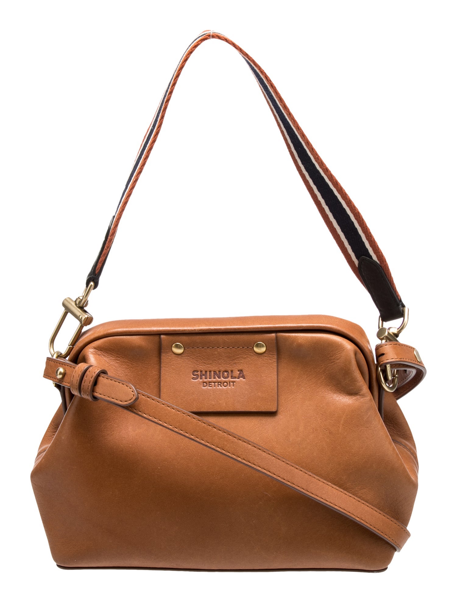 Shinola Leather Shoulder Bag