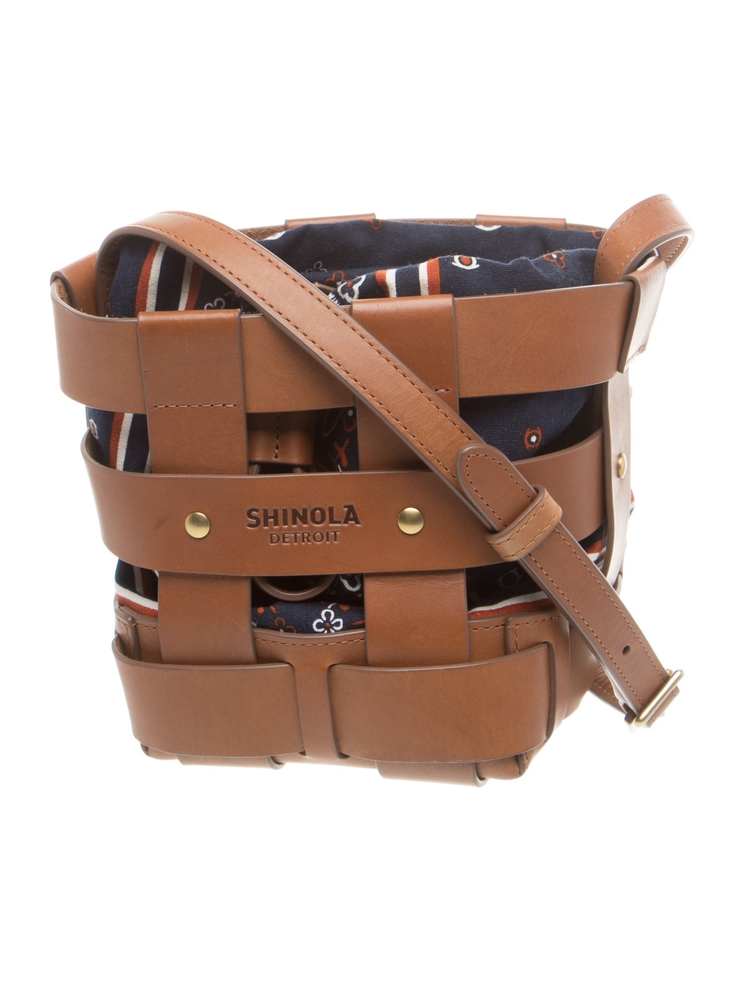 Shinola Leather Crossbody Bag