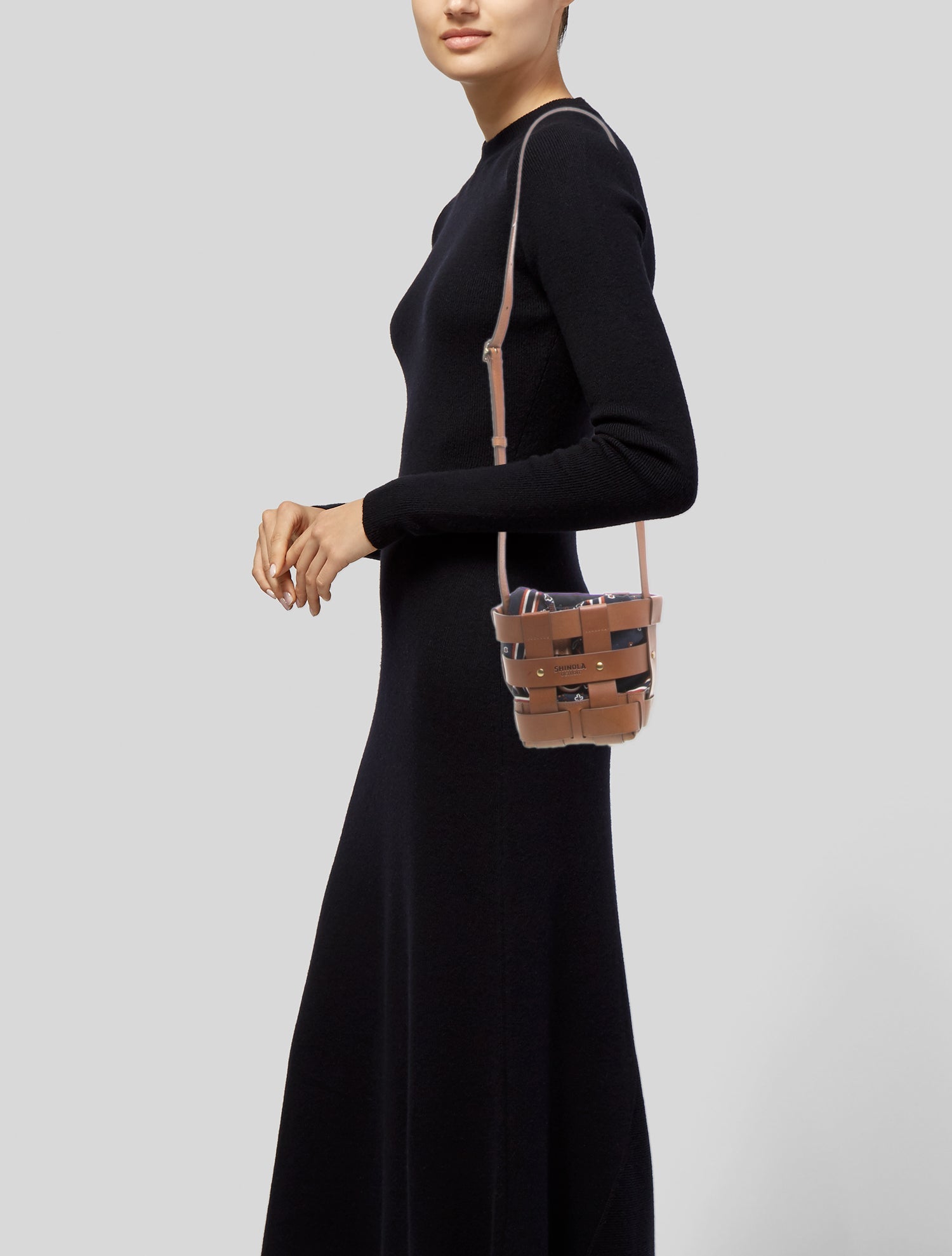 Shinola Leather Crossbody Bag