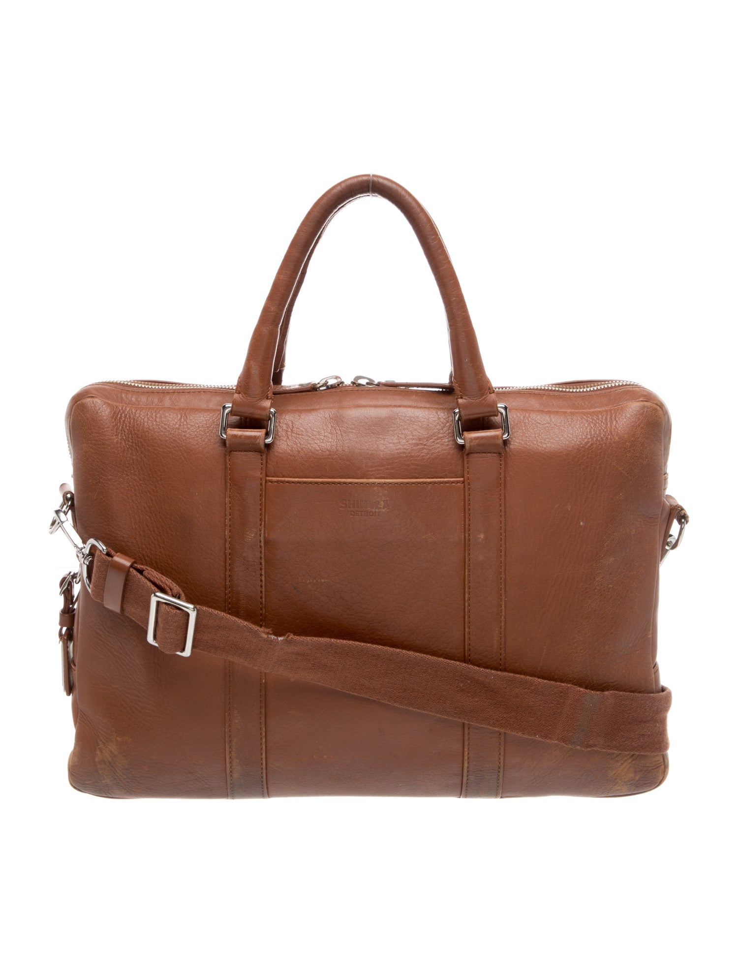 Shinola Leather Briefcase