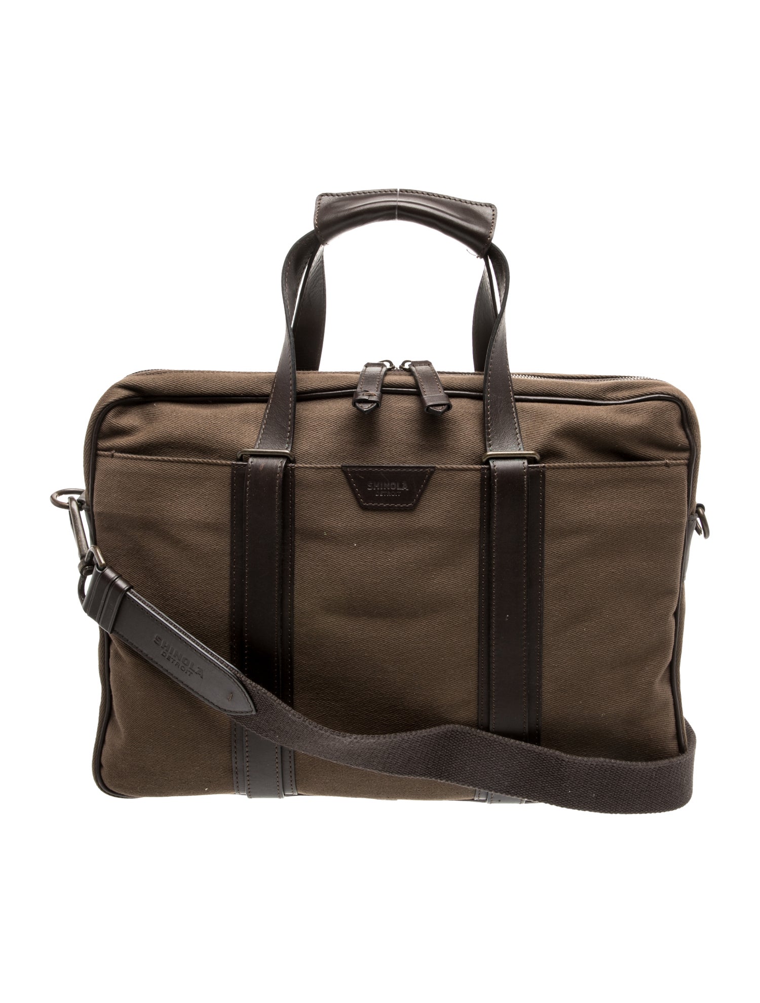 Shinola Canvas Briefcase