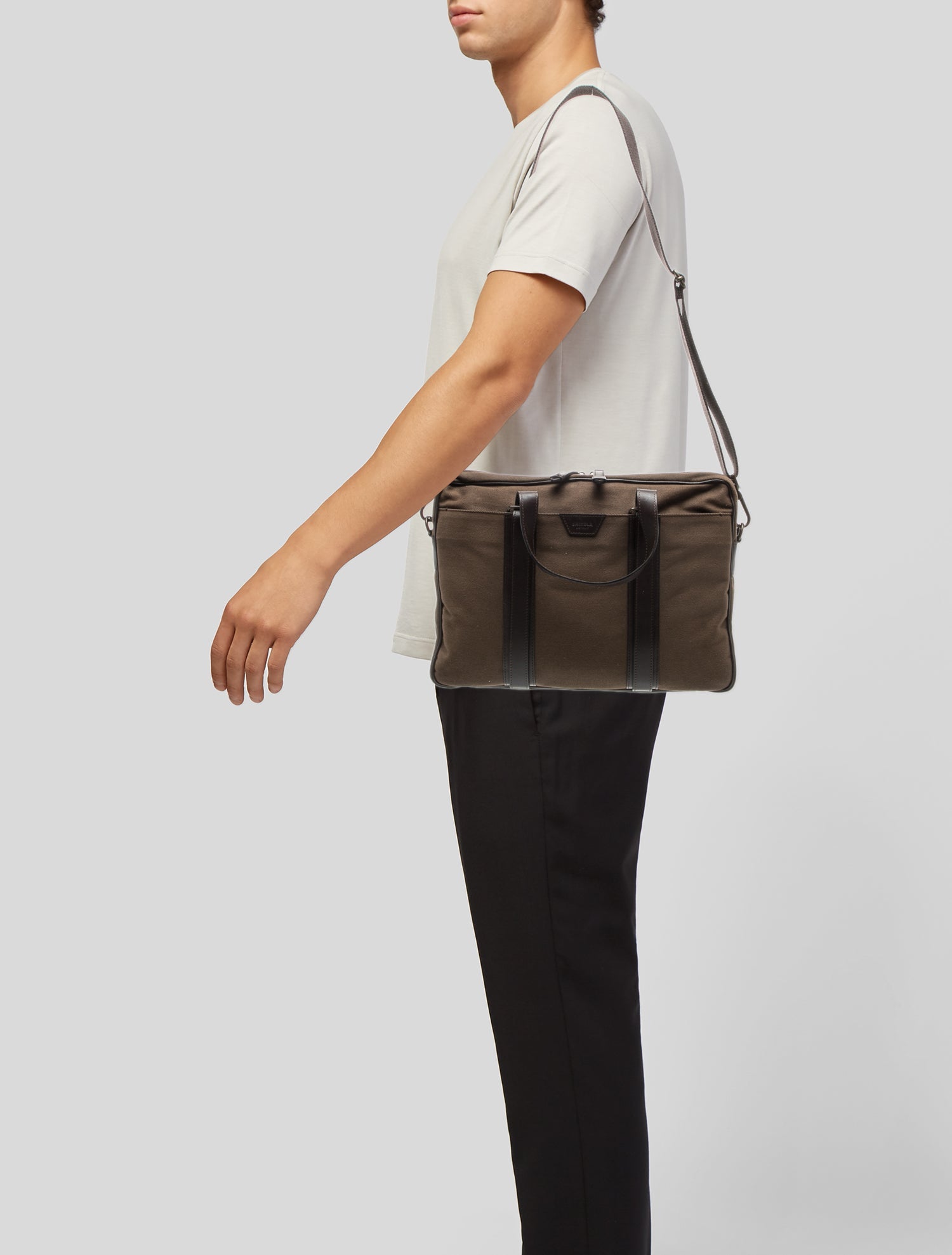 Shinola Canvas Briefcase