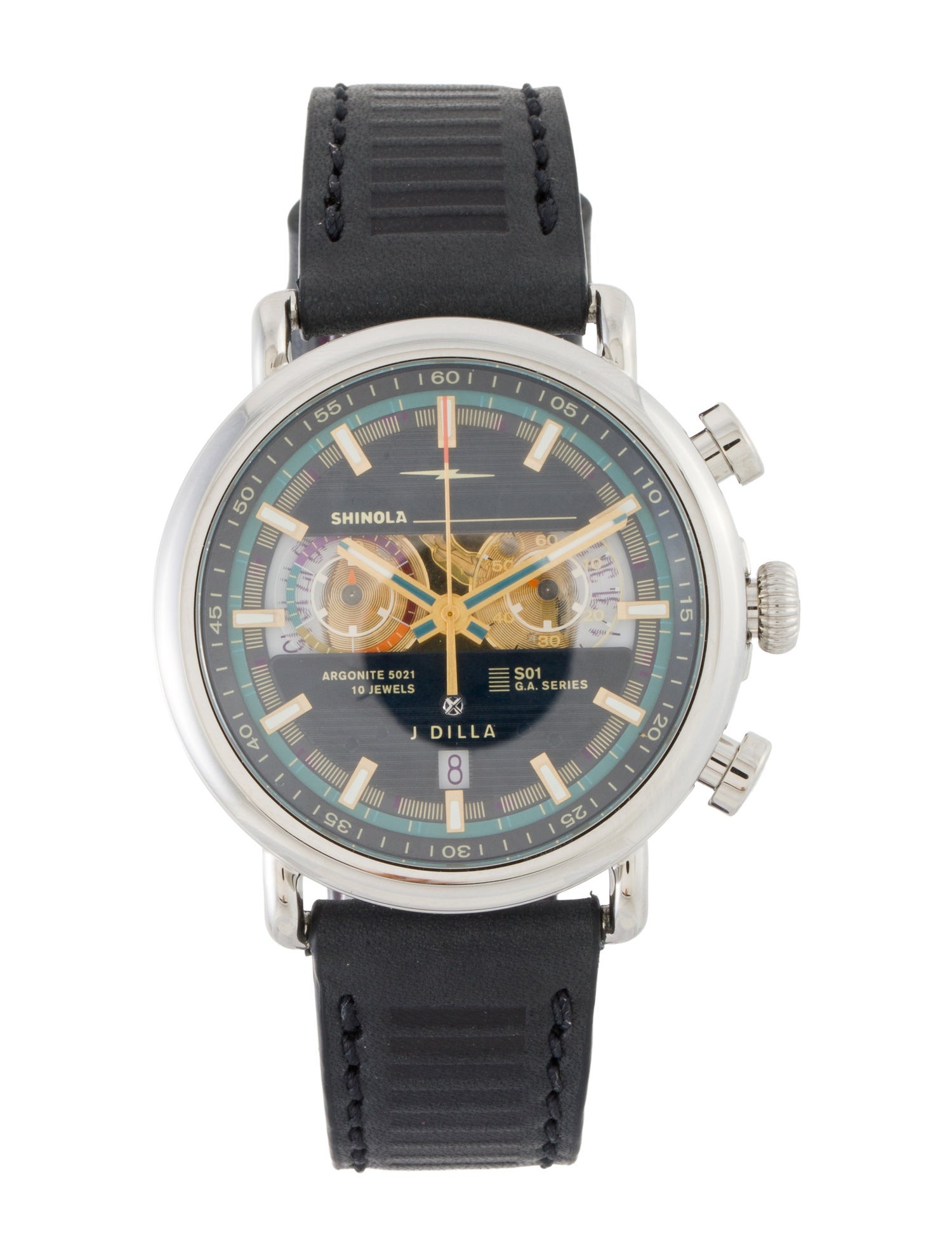Shinola J Dilla Runwell Chronograph Watch