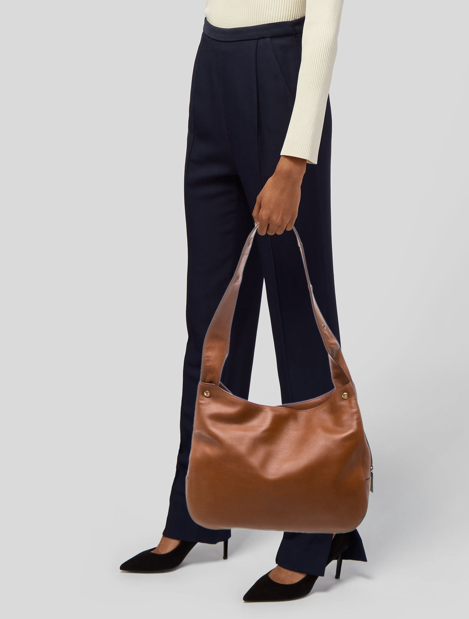 Shinola Leather Shoulder Bag