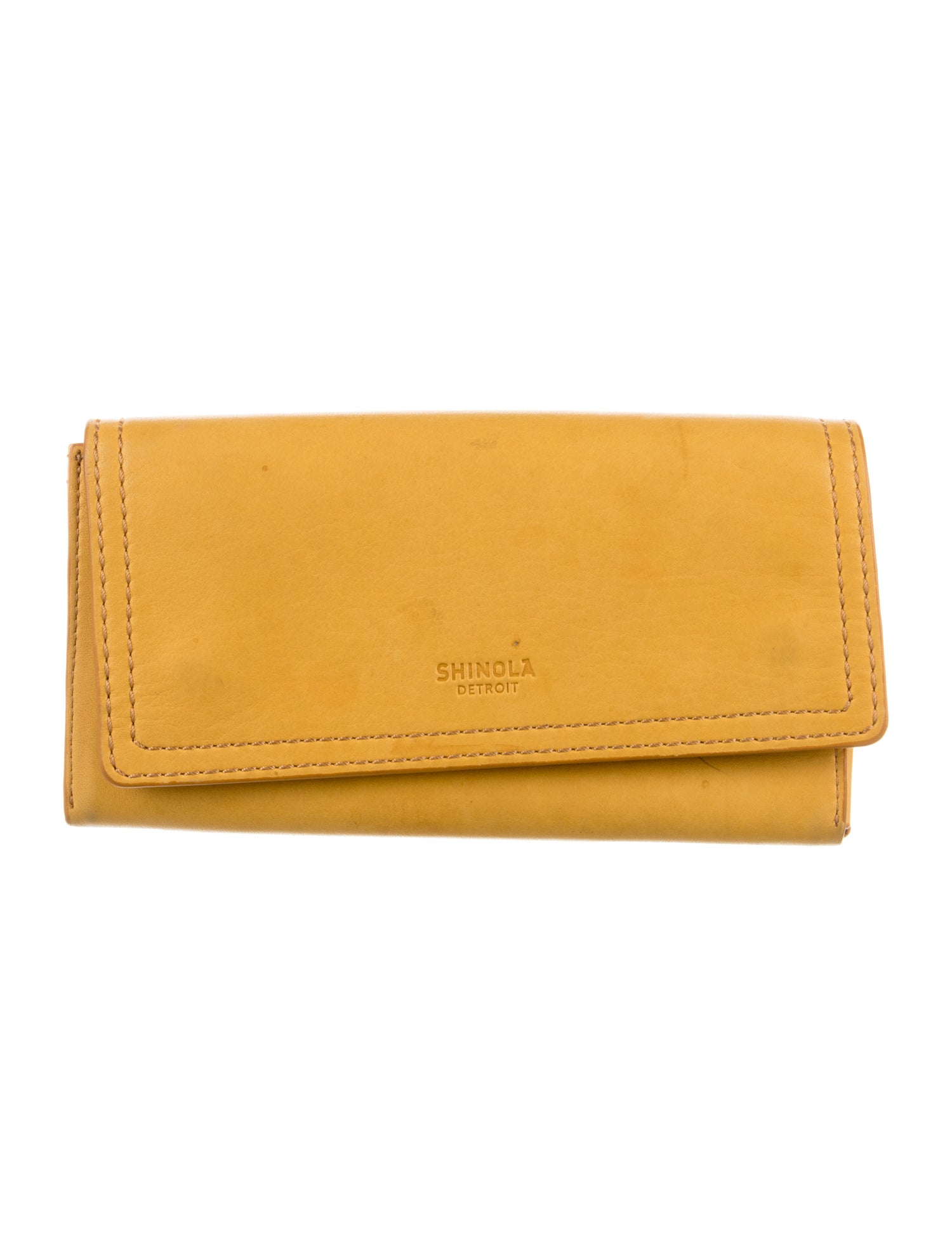 Shinola Leather Continental Wallet
