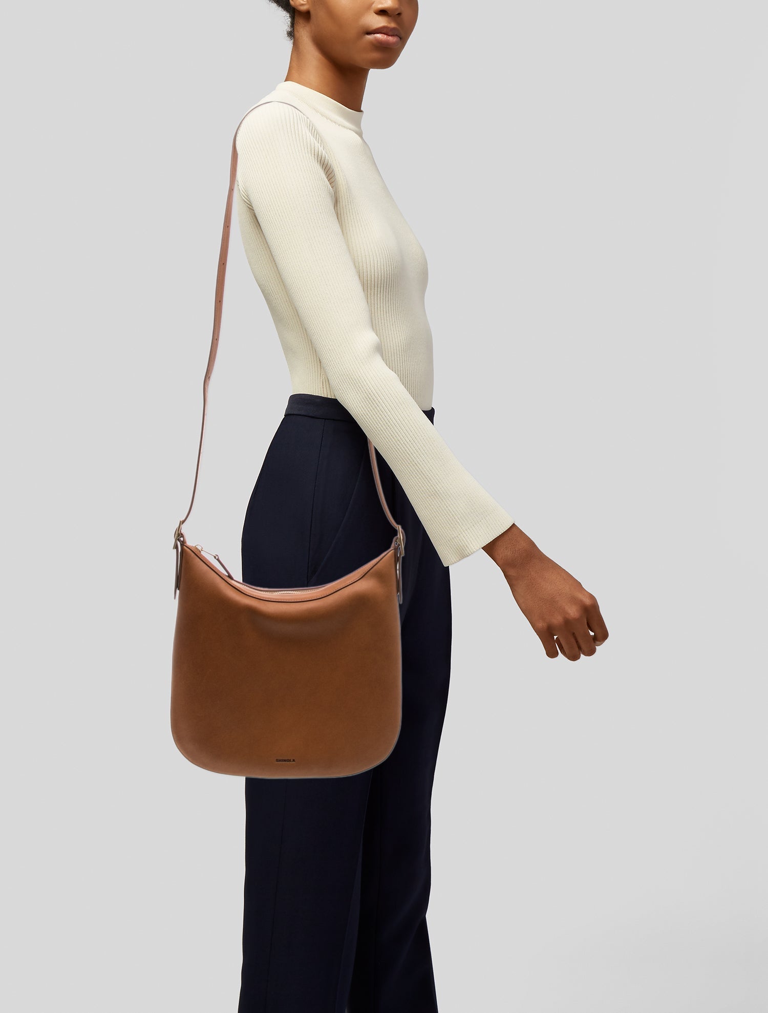 Shinola Leather Crossbody Bag