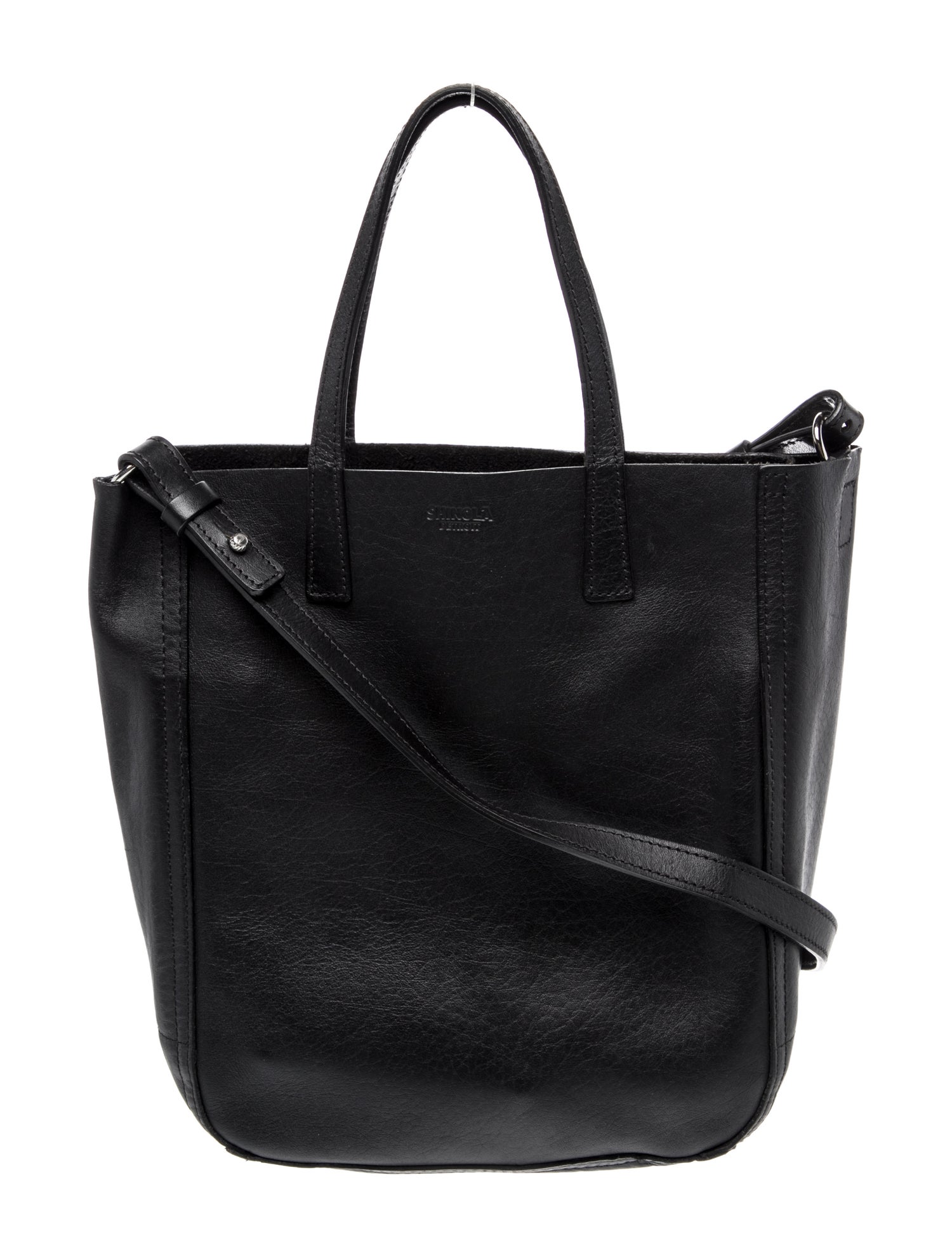Shinola Leather Top Handle Bag