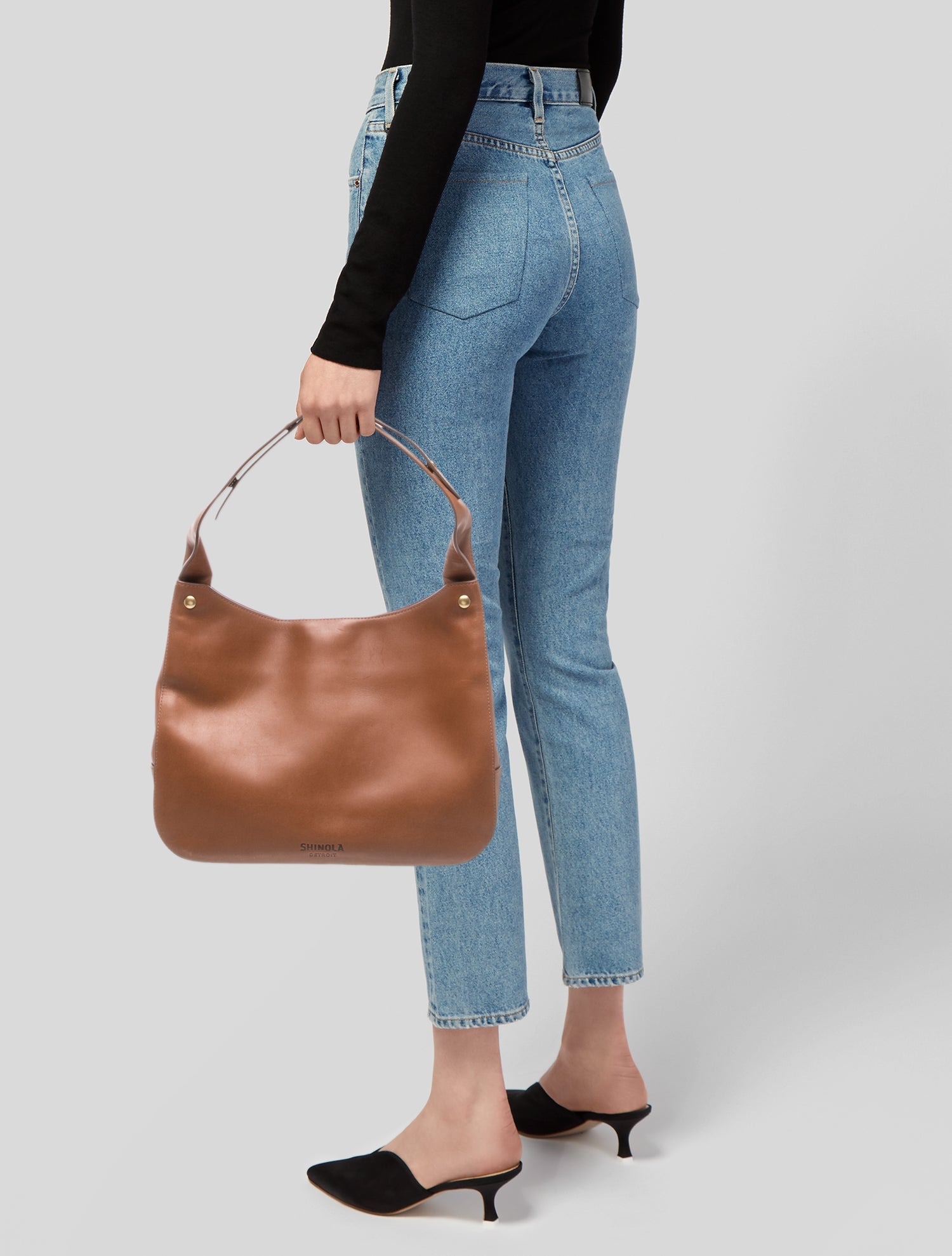 Shinola Leather Shoulder Bag