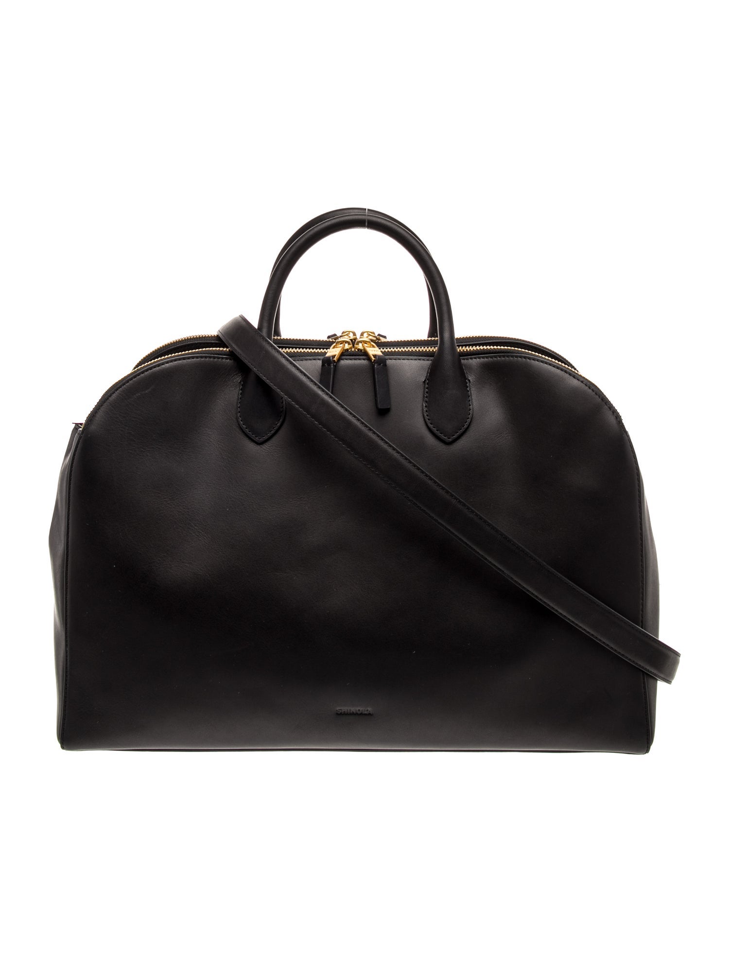 Shinola Leather Top Handle Bag