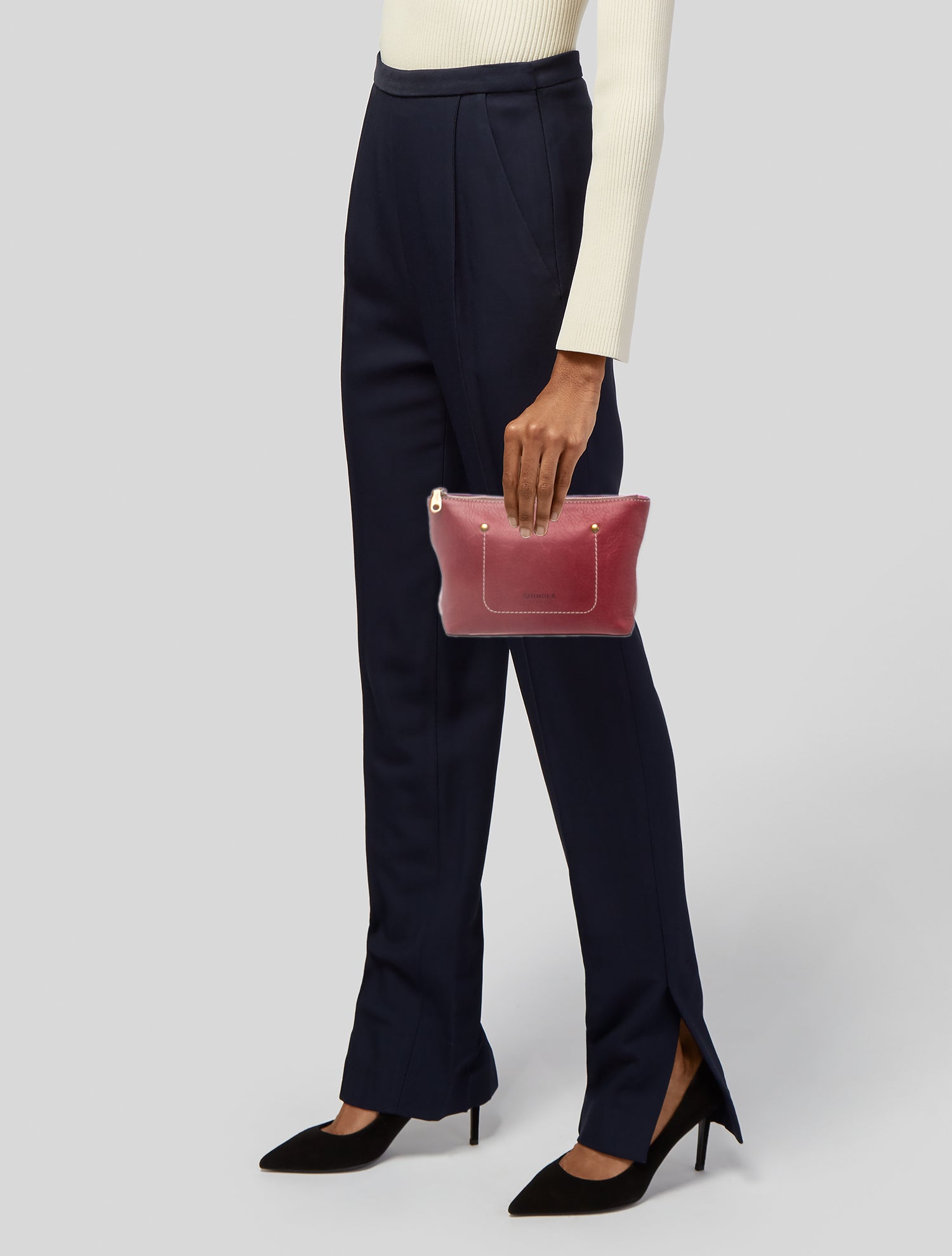 Shinola Leather Clutch