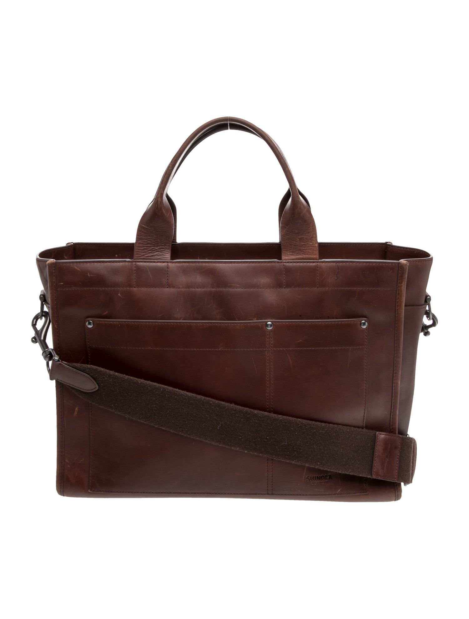 Shinola Leather Briefcase