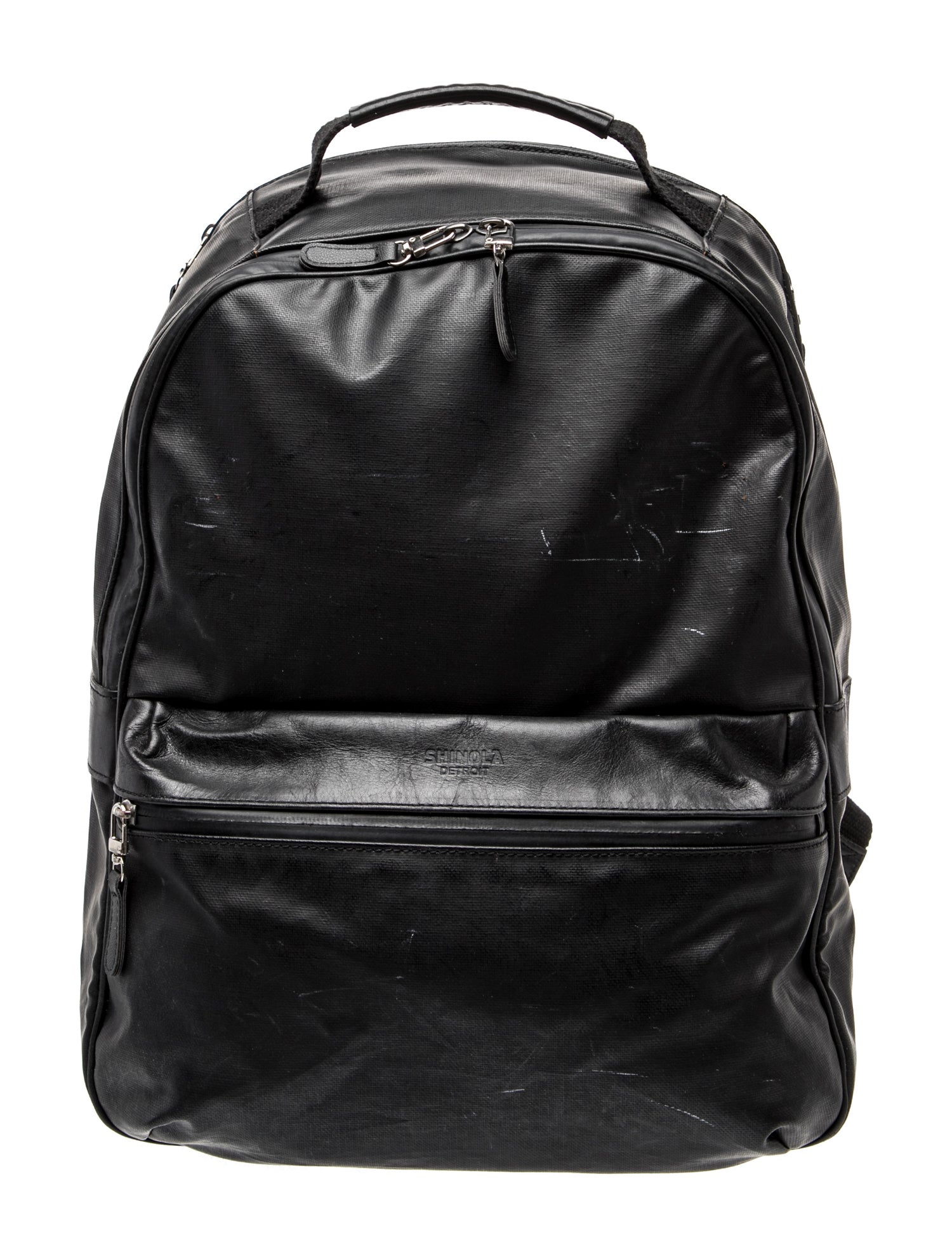 Shinola Leather Backpack