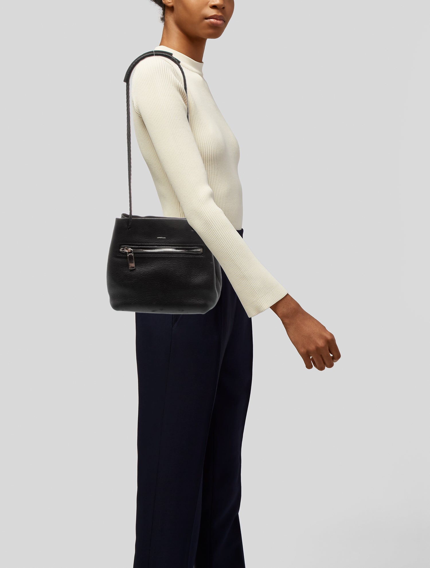 Shinola Leather Shoulder Bag