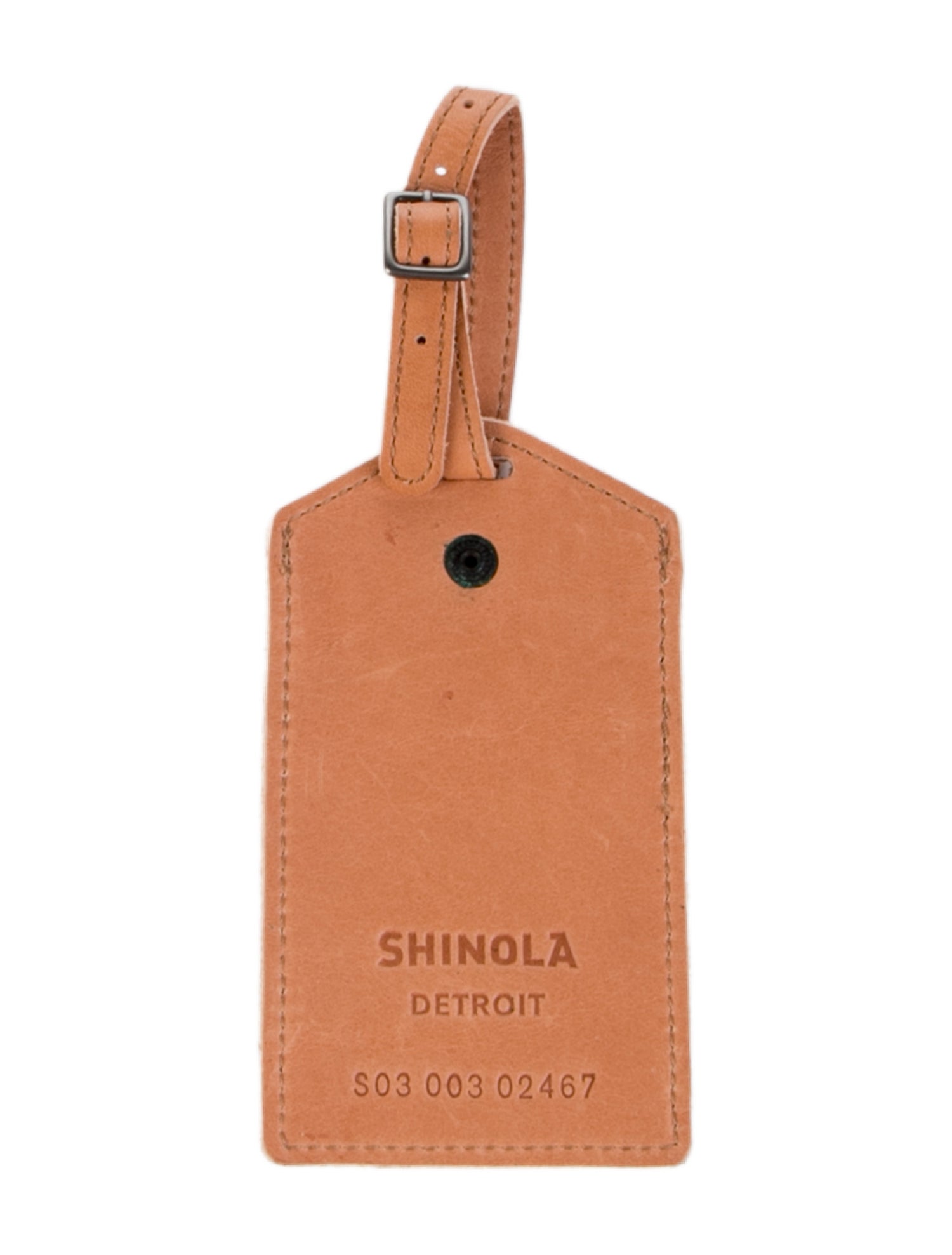 Shinola luggage tag