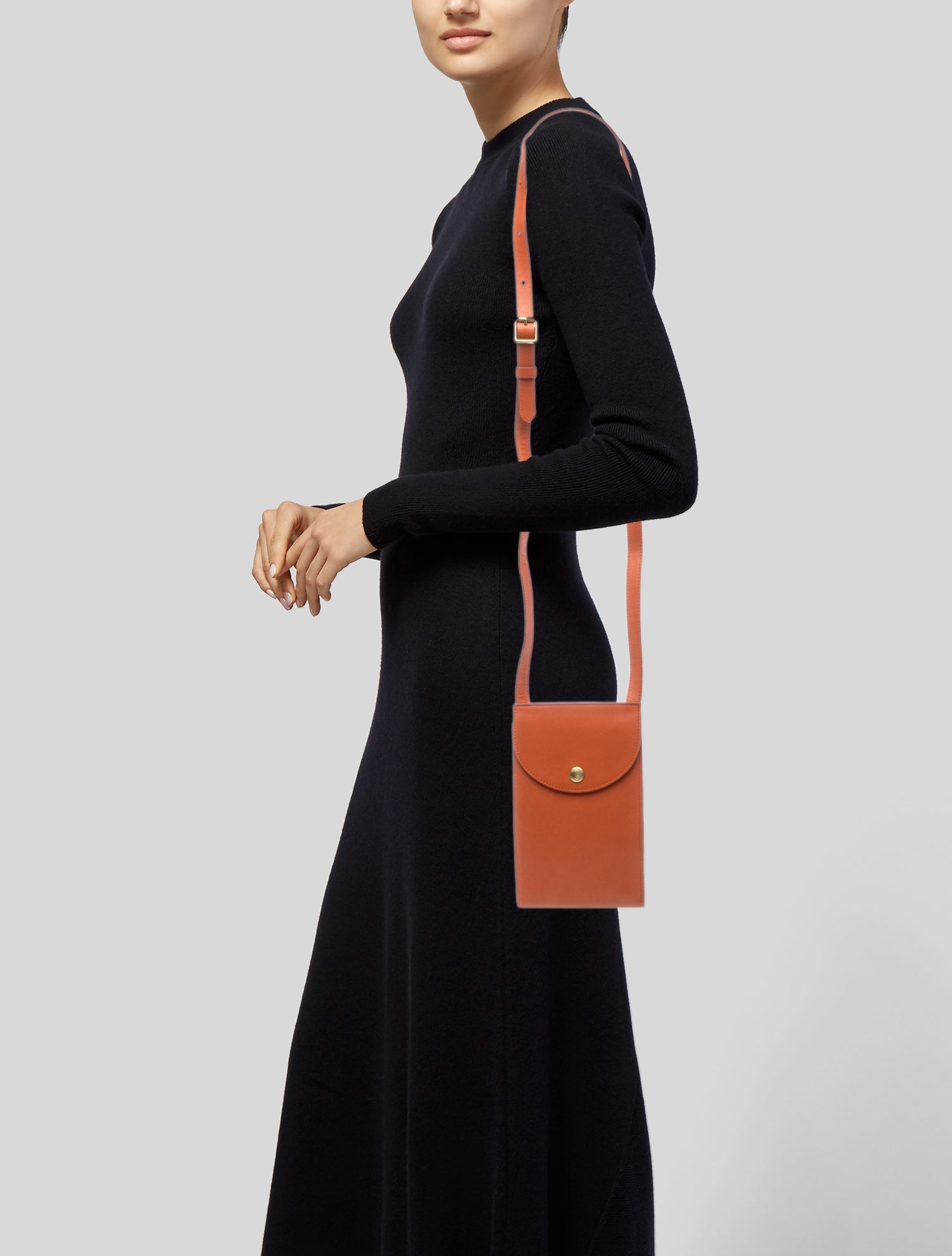 Shinola Leather Crossbody Bag