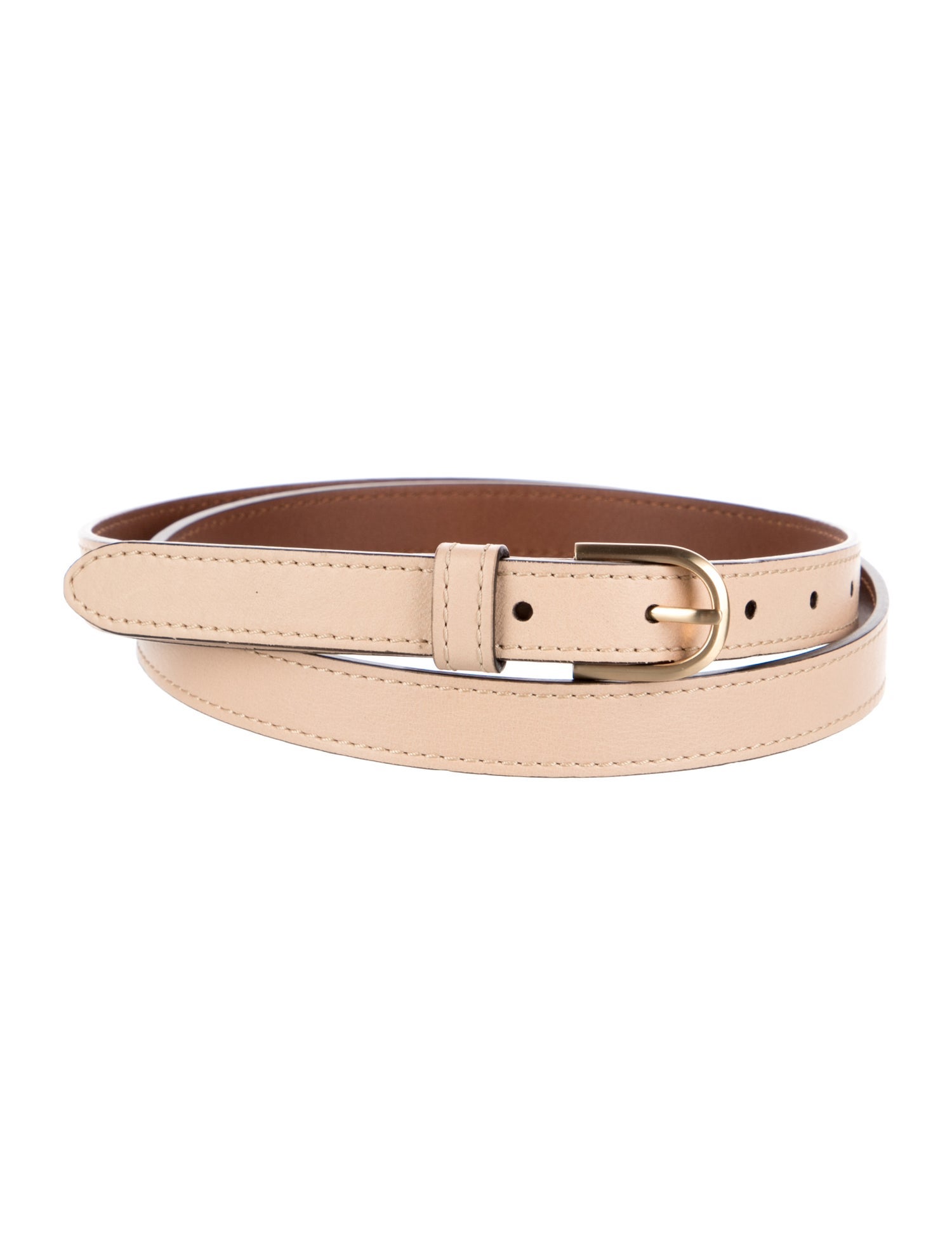 Shinola Skinny Leather Belt