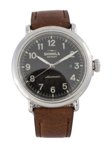 Pre-owned Shinola Runwell Watch In Multicolor