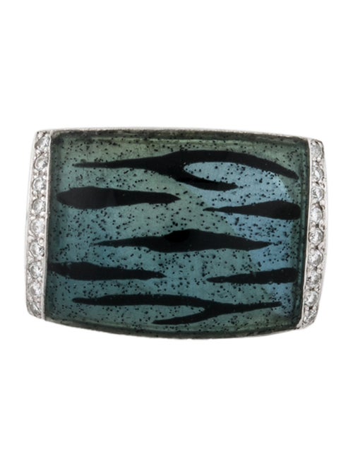 Soho Diamond & Resin Cocktail Ring