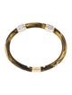 Soho 18K Two-Tone Diamond Enamel Bangle