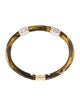 Soho 18K Two-Tone Diamond Enamel Bangle