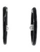 Soho 18K Diamond & Enamel Hoop Earrings