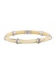Soho 18K Diamond & Enamel Bangle Bracelet