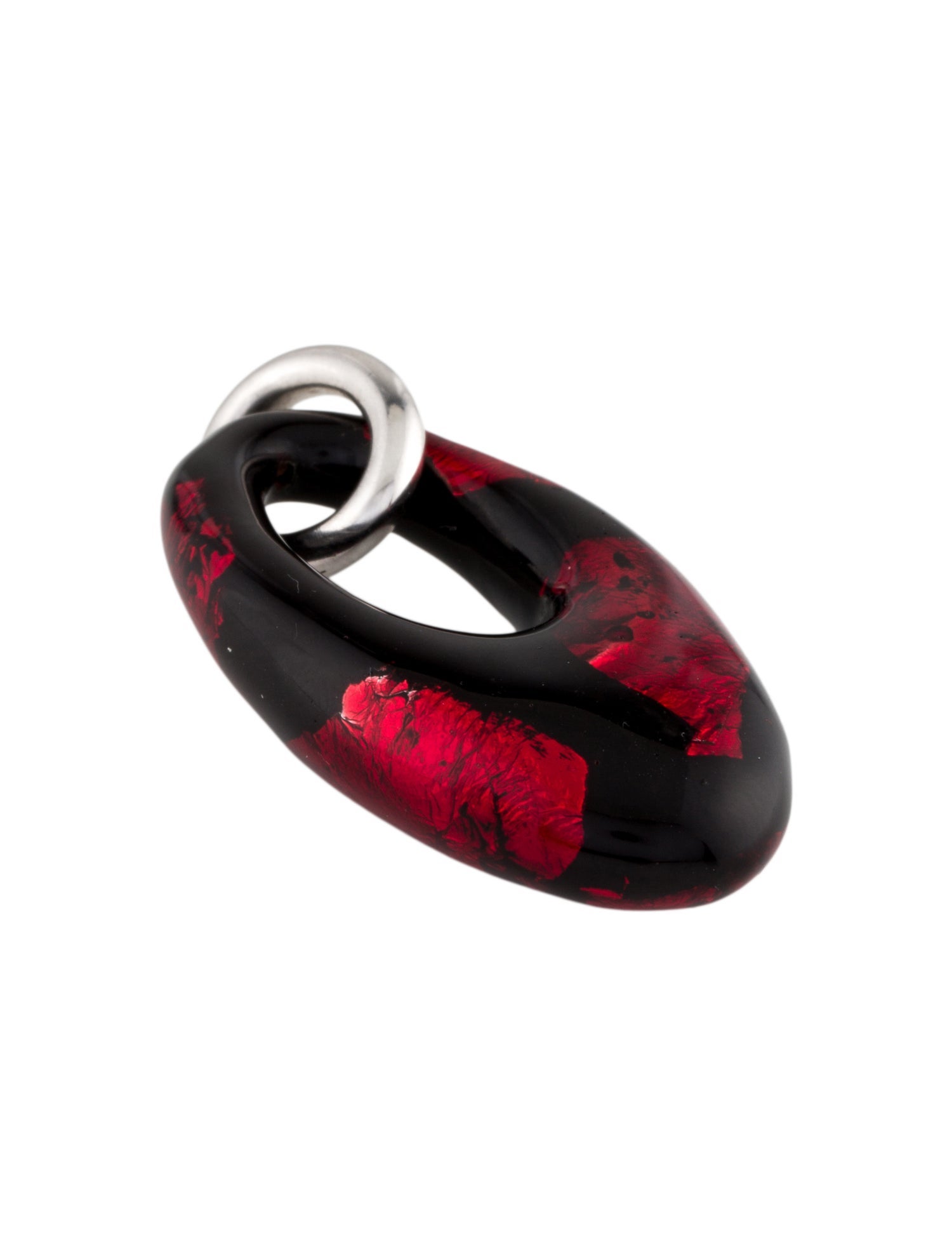 Soho Enamel Leaf Pendant